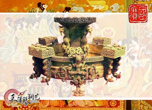 銅尊盤，曾侯乙尊盤，國寶級文物之一